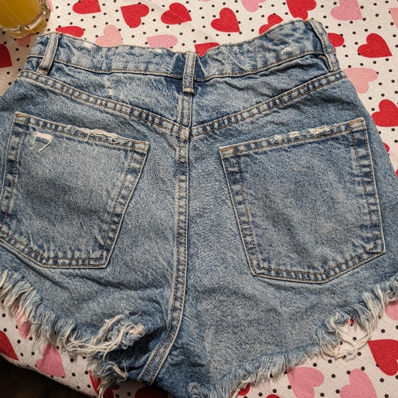 Zara Denim Shorts SZ 4 - Picture 2 of 3